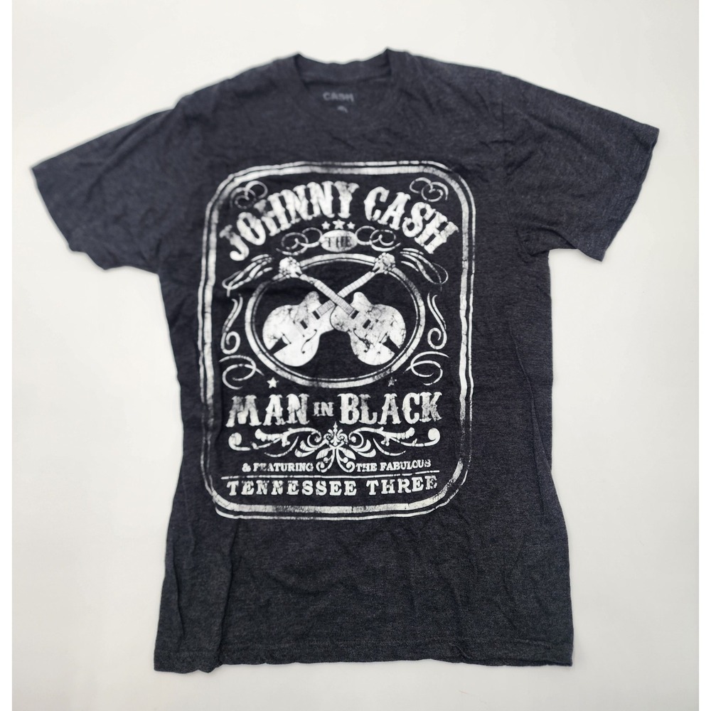 JOHNNY CASH MAN IN BLACK MENS‎ MEDIUM TSHIRT BLACK